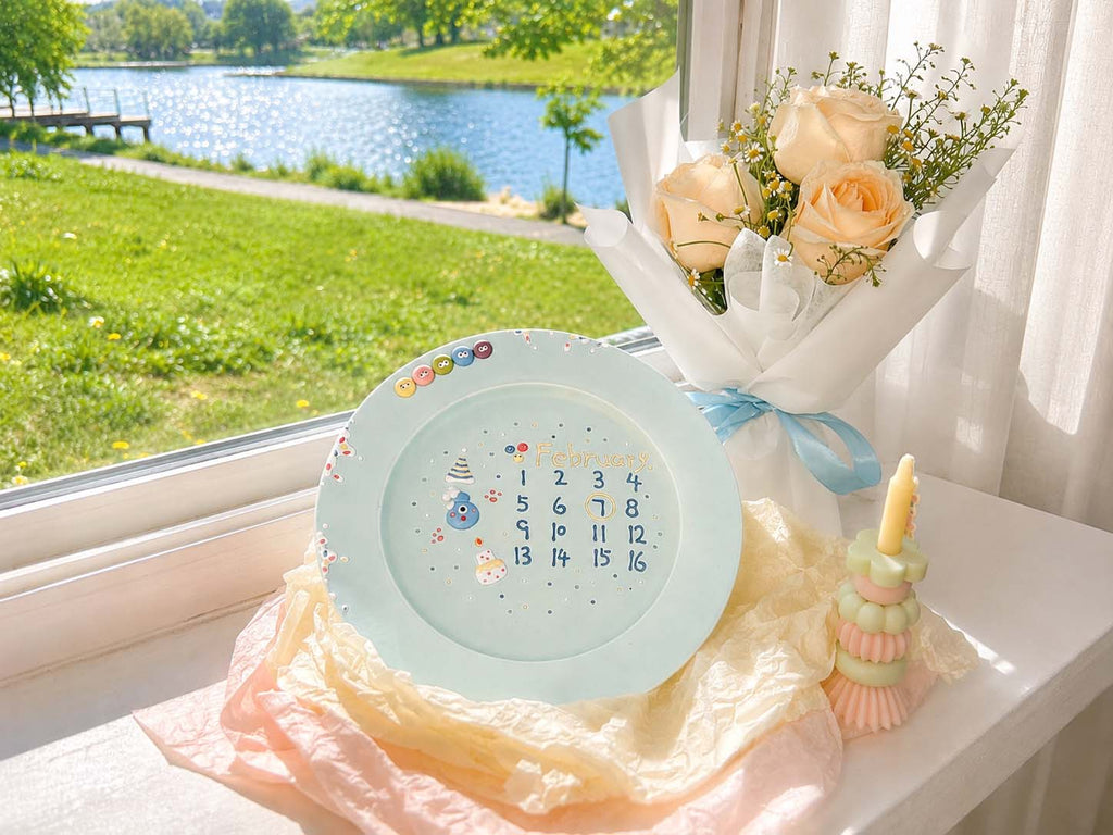 Custom Ceramic Birthday Gift Set – Personalized Plate