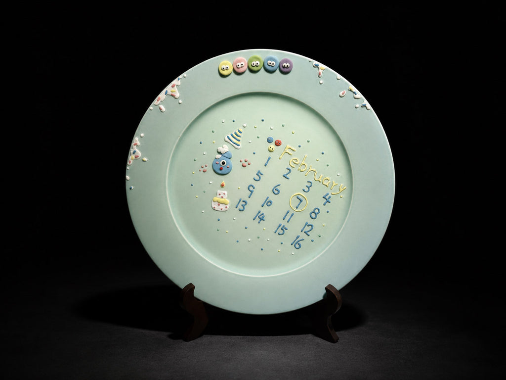 Custom Ceramic Birthday Gift Set – Personalized Plate