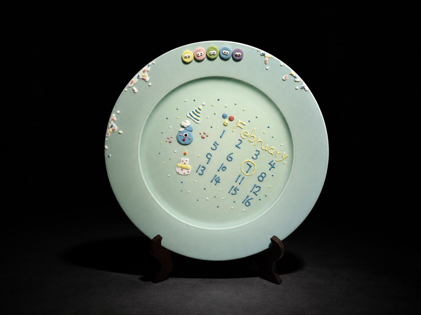 Custom Ceramic Birthday Gift Set – Personalized Plate