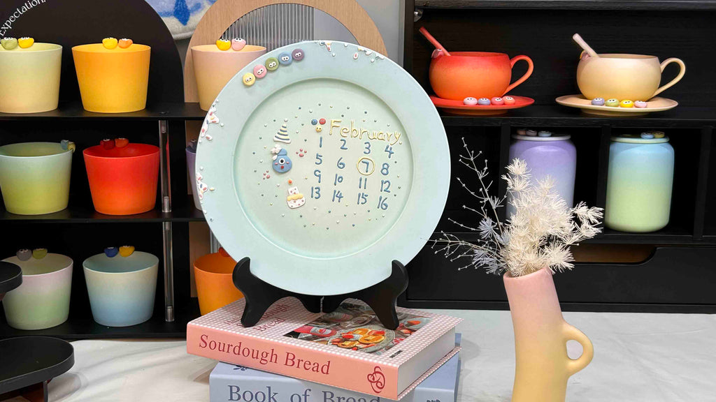 Custom Ceramic Birthday Gift Set – Personalized Plate