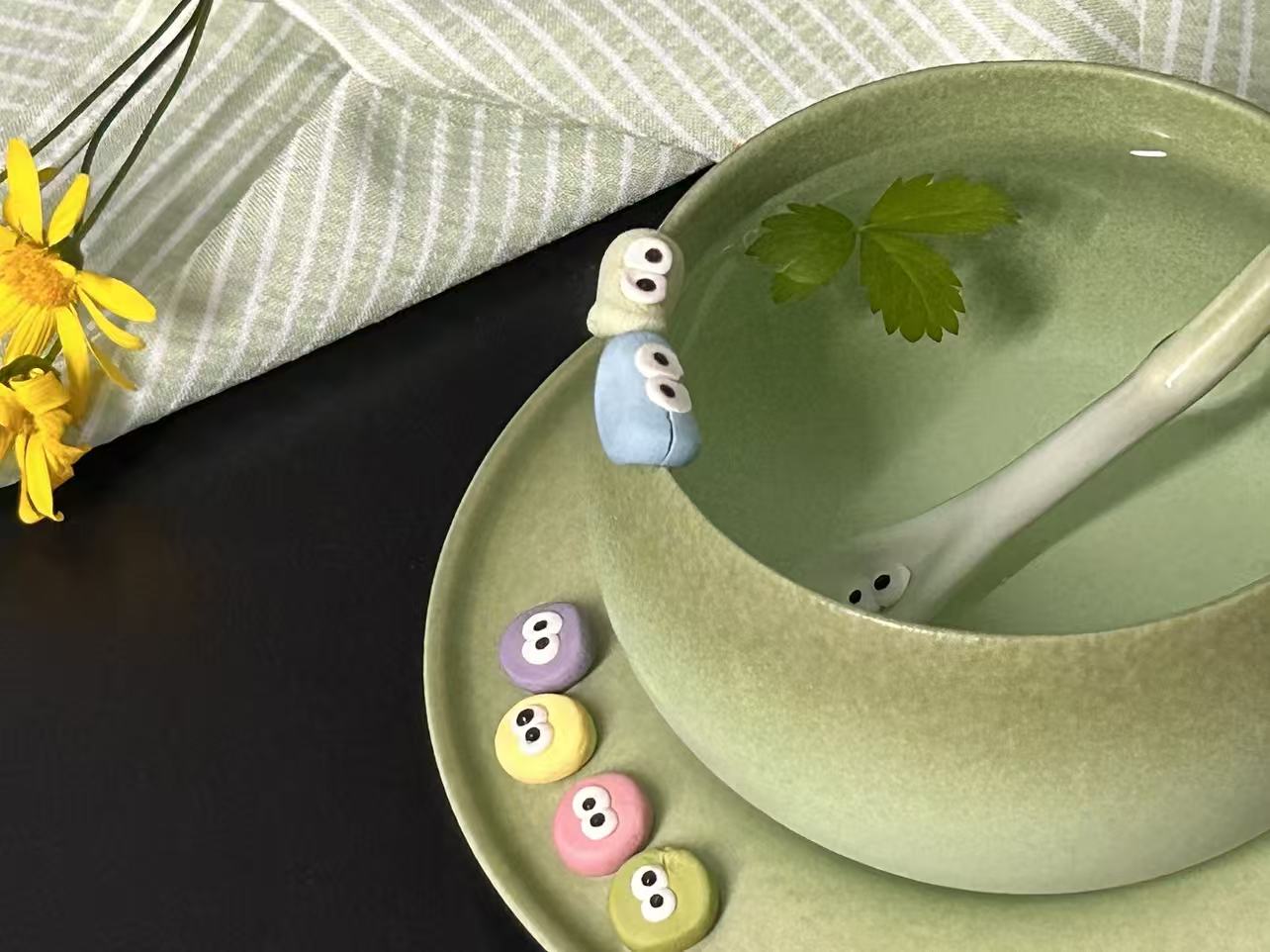 Softly Gathered Set – Matcha Mist