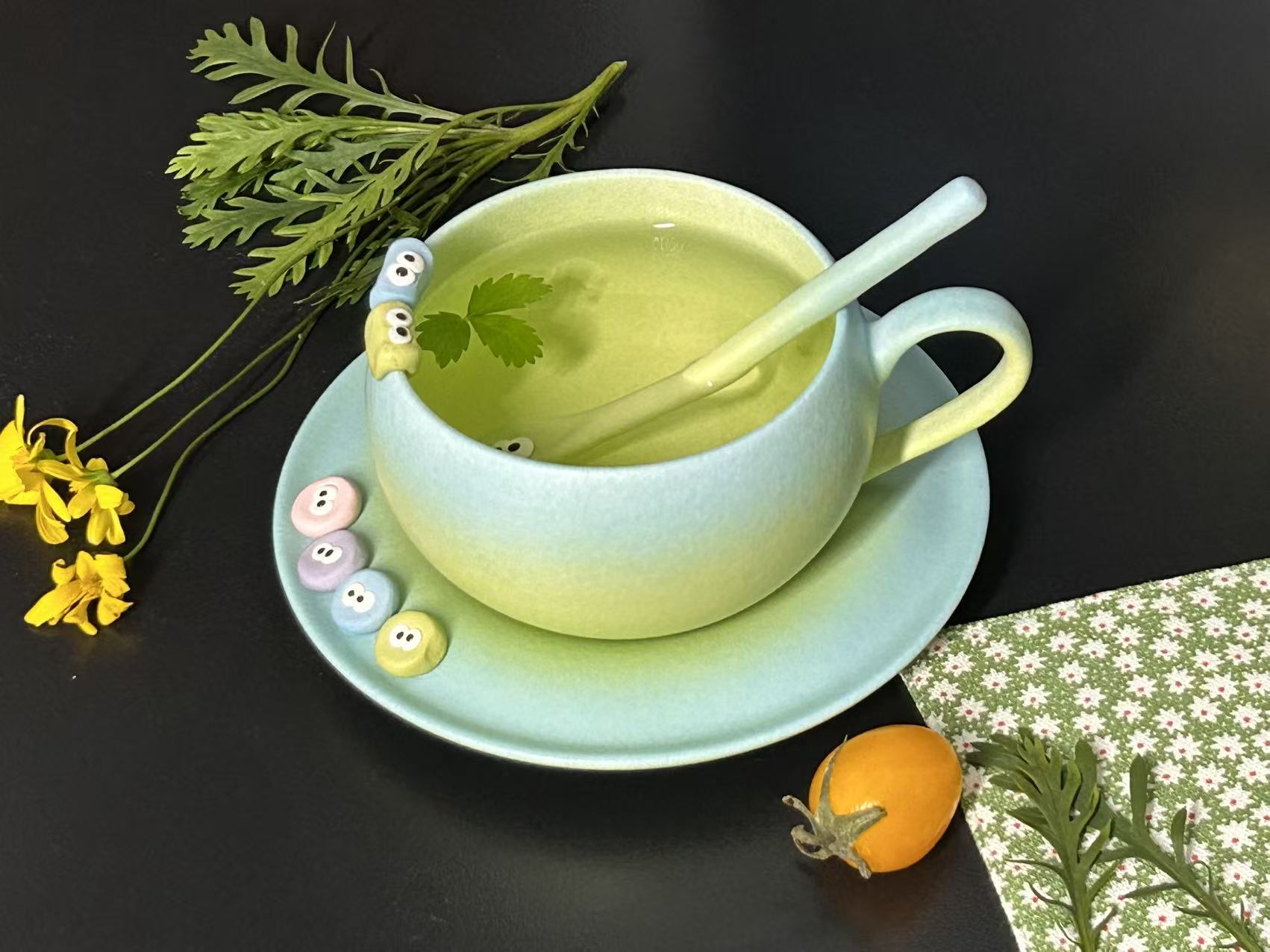 Softly Gathered Set – Mint Spring