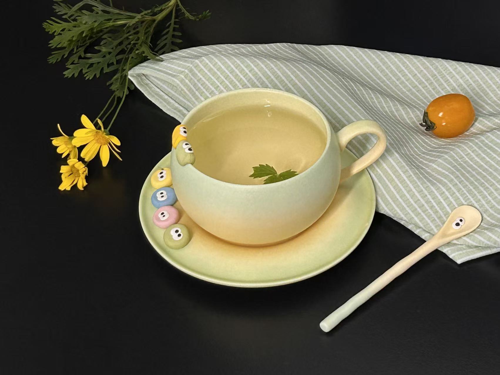 Softly Gathered Set – Malt Green