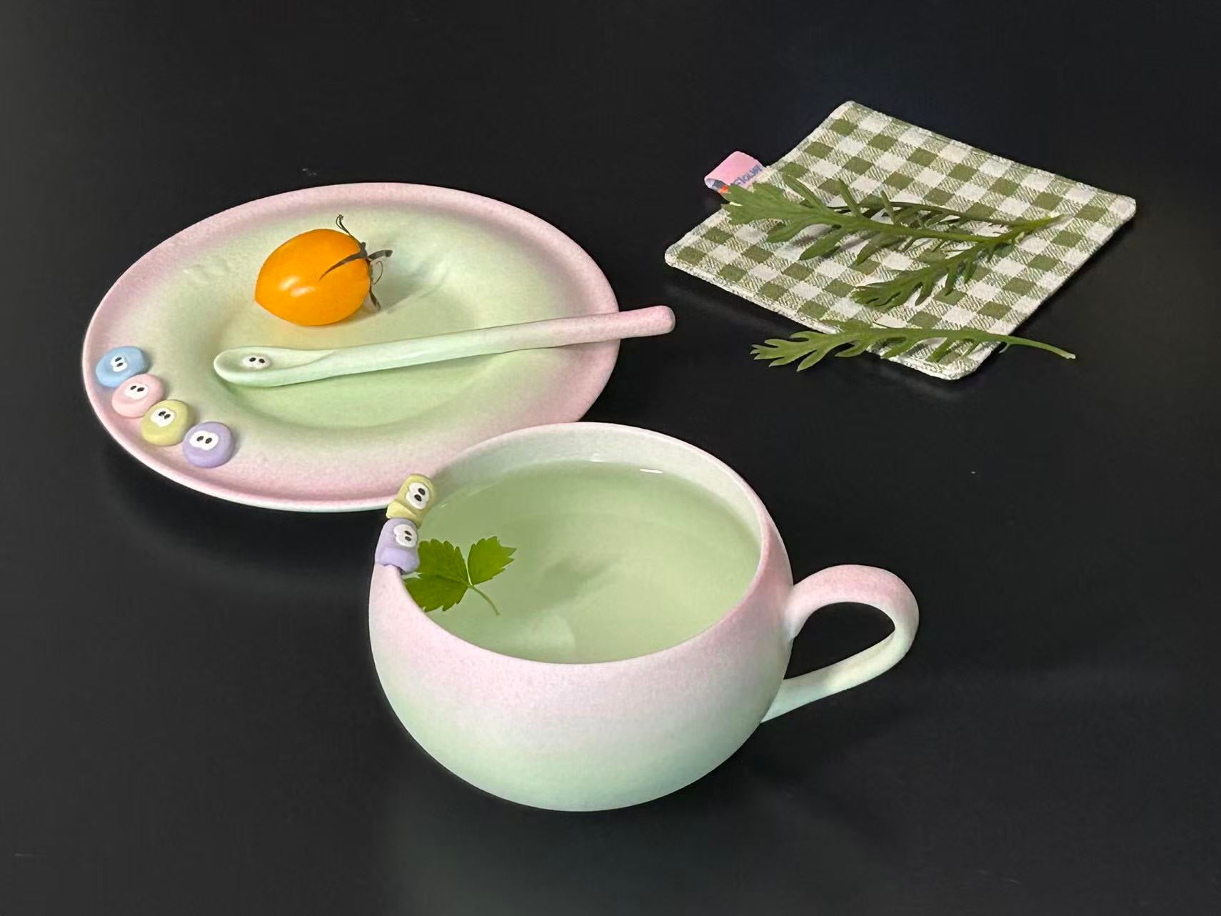 Softly Gathered Set – Misty Spring Mountains