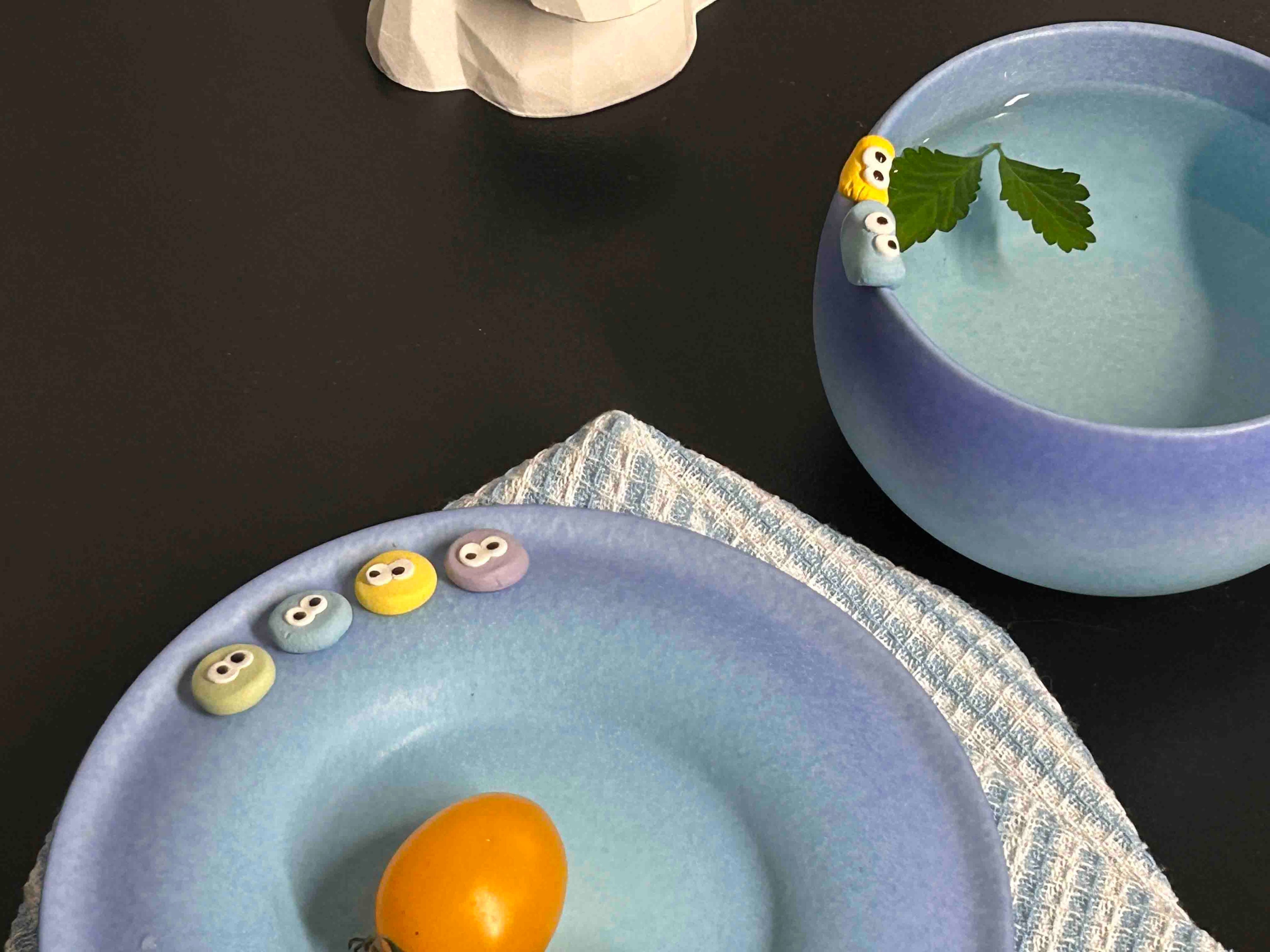 Softly Gathered Set – Fog Isle Blue